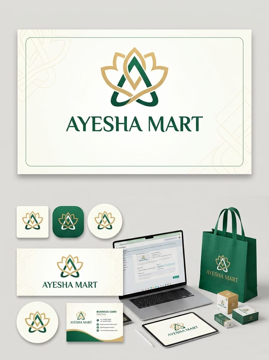 Ayesha Mart logo